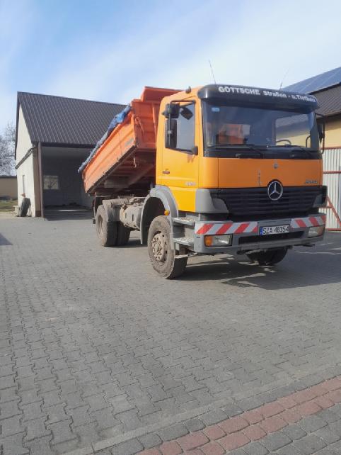 Samochód samowyładowczy - dostawa kruszyw powiat zawierciański